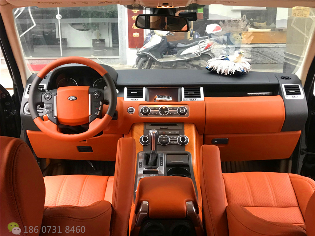 路虎91抖音视频黄｜路虎揽运内饰改商务咖色