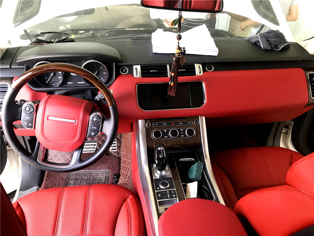 路虎揽运｜路虎揽运91抖音视频黄酒红内饰