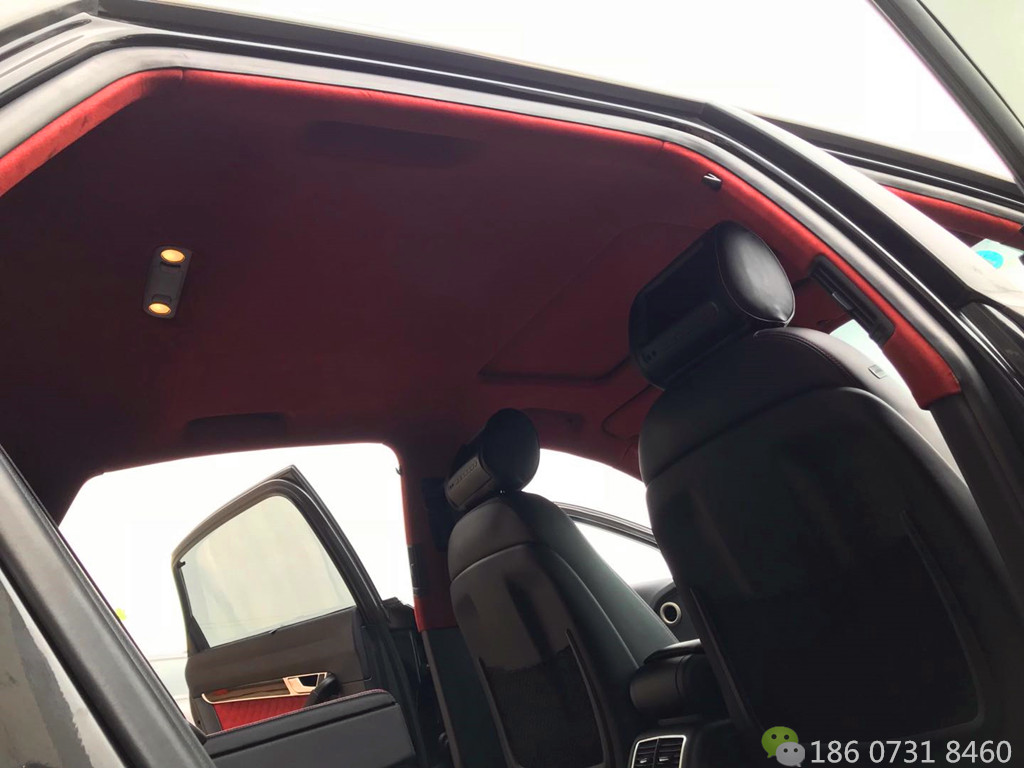 奥迪A6L黑红内饰翻新91抖音视频黄