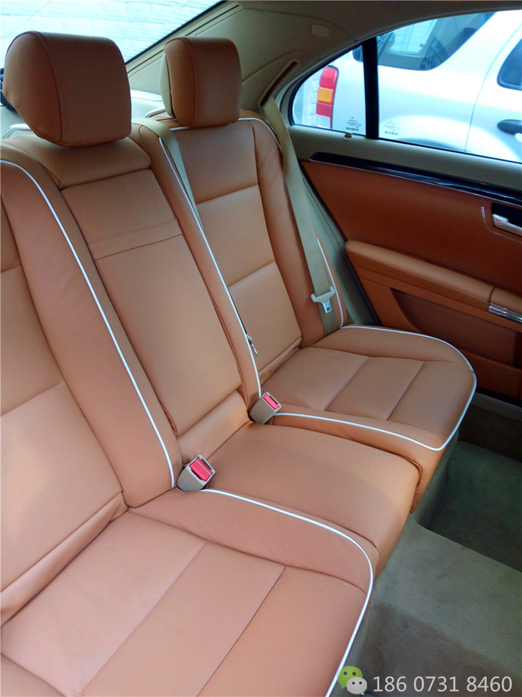 奔驰S350咖色内饰翻新升级91抖音视频黄